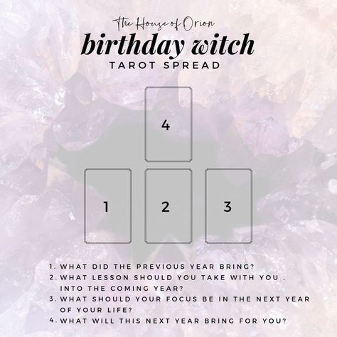 Happy Birthday Witch, Birthday Tarot, Birthday Witch, Kartu Tarot, Oracle Card Spreads, Tarot Reading Spreads, Tarot Interpretation, Tarot Cards For Beginners, Learning Tarot Cards