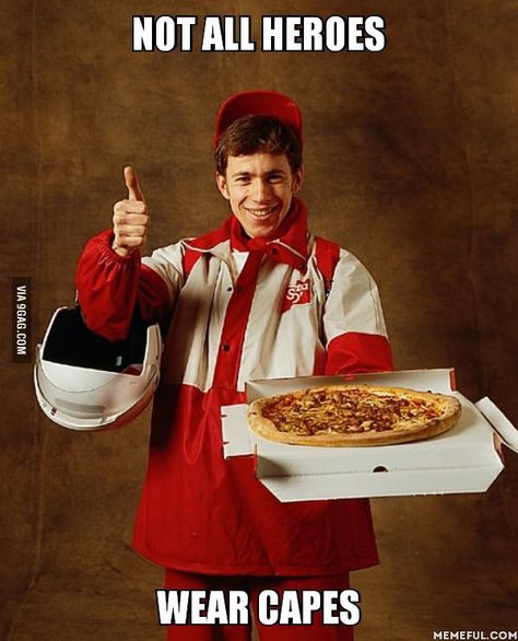 #truth Hero Meme, Not All Heroes Wear Capes, Funny Sports Pictures, Pizza Funny, Dump A Day, Love Pizza, All Hero, Daily Funny, Real Hero