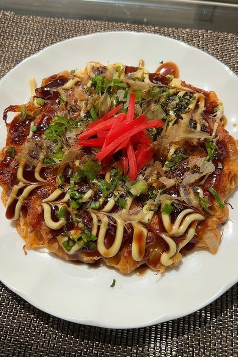 Kimchi Okonomiyaki Gluten Free Dumpling Wrappers, Kimchi Recipes, Okonomi Kitchen, Rice Paper Dumplings, Okonomiyaki Recipe, Gluten Free Dumplings, Okonomiyaki Sauce, Vegan Shrimp, Vegan Dumplings