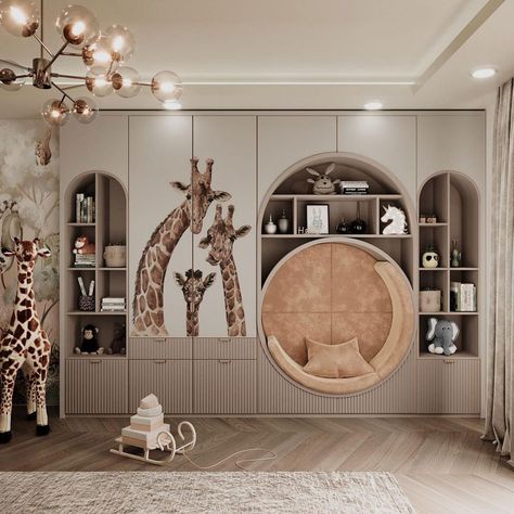 CIRCULAR SHAPES IN KIDS' ROOMS - Kids Interiors Kids Room Wardrobe Design, Modern Kids Room Design, Kids Bedroom Furniture Design, Modern Kids Room, Kids Bedroom Inspiration, Kids Room Furniture, Kids Bedroom Design, Traditional Fireplace, Wardrobe Furniture