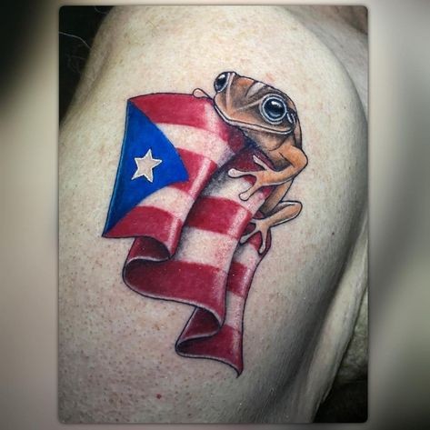 Pr Flag Tattoo, Puerto Rico Frog Tattoo, Puerto Rican Coqui Frog Tattoo, Coqui Frog Drawing, Puerto Rican Frog Tattoo, Puerto Rican Flag Tattoo For Women, Coqui Frog Tattoo Puerto Rico, Coqui Tattoo Puerto Rico, Coqui Frog Tattoo