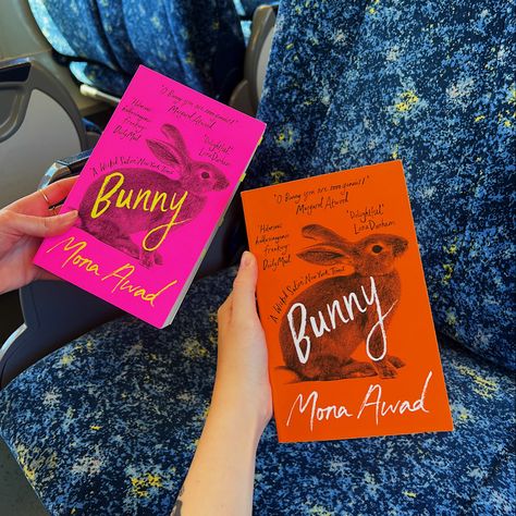 bunny by mona awad bookstagram bookish booktok books reader bibliophile aesthetic reads best friends besties present gift train transport colourful covers paperback author literature fiction lit fic photo dump ig post inspiration instagram #reading #books Lit Fic Books, Bunny Mona Awad Book Aesthetic, Bibliophile Aesthetic, Mona Awad, Annotating Books, Booktok Books, Book Recs, Inspiration Instagram, Ig Post