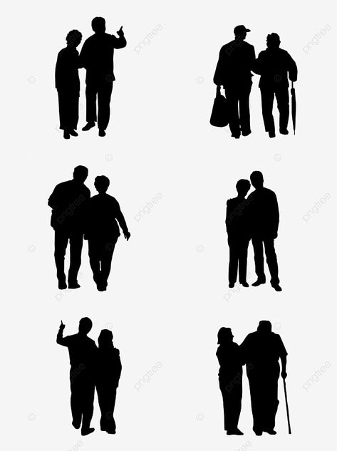 commercial,vector,person,female,male,fashioned wife,pair of lovers,back view,companion,silhouette,person clipart,silhouette clipart Old Couple Silhouette, Old Couple Dancing, Male Silhouette, Person Png, Dancing Silhouette, Family Silhouette, Person Silhouette, Back Silhouette, Tatoo Inspiration