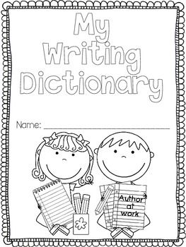 FREE "My Writing Dictionary" Personal Dictionary, Dictionary Skills, Classroom Assessment, School Counseling Resources, Writing Center Activities, Kindergarten Homeschool Curriculum, Teacher Websites, 1st Grade Writing, Sight Word Reading