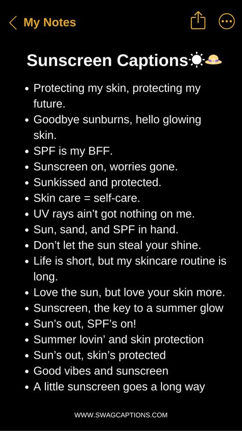 Shield your skin and soak up the sun responsibly with these Sunscreen Captions For Instagram! From beach vibes to poolside moments, let your glow shine while staying protected. Embrace the sunshine without worrying about the burn! Beachy Sayings, Burned Quotes, Protection Quotes, Skins Quotes, Sun Quotes, Silly Quotes, Witty Instagram Captions, Witty One Liners, Caption For Yourself