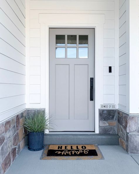 Craftsman style front door