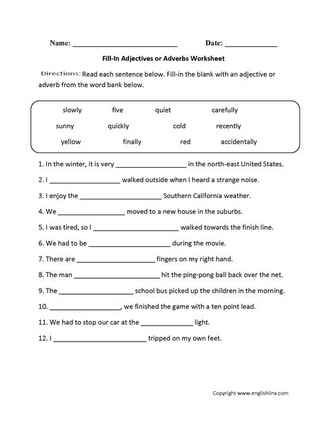 Fill-In Adjectives or Adverbs Worksheet Sound Devices In Poetry, Teaching Adjectives, Adverbs Worksheet, Articles Worksheet, Context Clues Worksheets, Poetry Worksheets, Bob Books, Adjective Worksheet, Describing Words