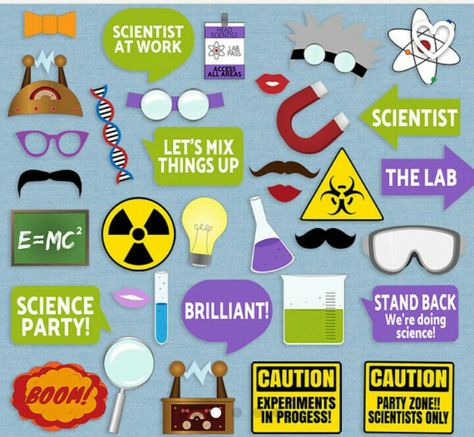 Mad Scientist Party Ideas, Scientist Party Ideas, Science Lab Decorations, Party Emoji, Science Birthday Party Ideas, Mad Scientist Birthday, Mad Science Party, Scientist Birthday, Mad Scientist Party