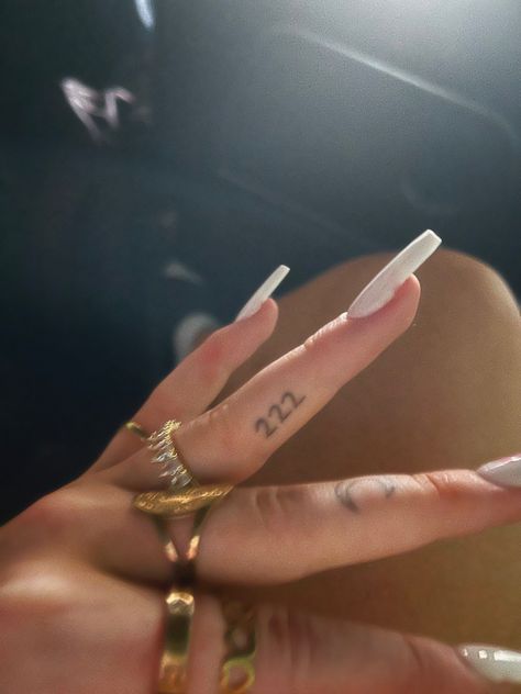 Stick And Pokes On Fingers, 23 In Roman Numerals Tattoo Ideas, Stick And Poke Tattoo On Finger, 222 Tattoo Finger, Stick And Poke Tattoo Ideas Finger, Best Stick And Poke Tattoos, Stick And Poke On Finger, Matching Angel Number Tattoo, Small Stick And Poke Tattoo Meaningful