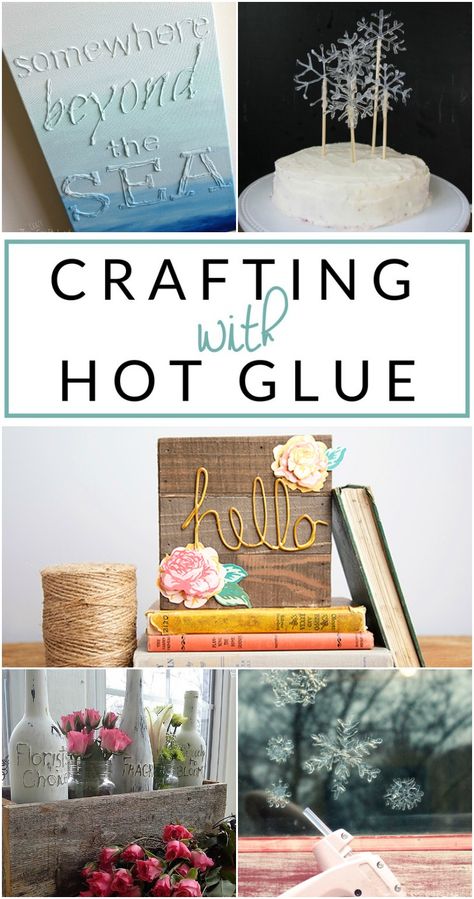 You won't believe what you can create with hot glue! Check out these inspired hot glue gun crafts. Make hot glue jewelry, hot glue crafts, and even hot glue DIY decor! Hot Glue Jewelry, Hot Glue Crafts, Crafts With Hot Glue, Hot Glue Art, Diy Glue, Glue Art, Glue Crafts, Glue Gun, Hot Glue Gun