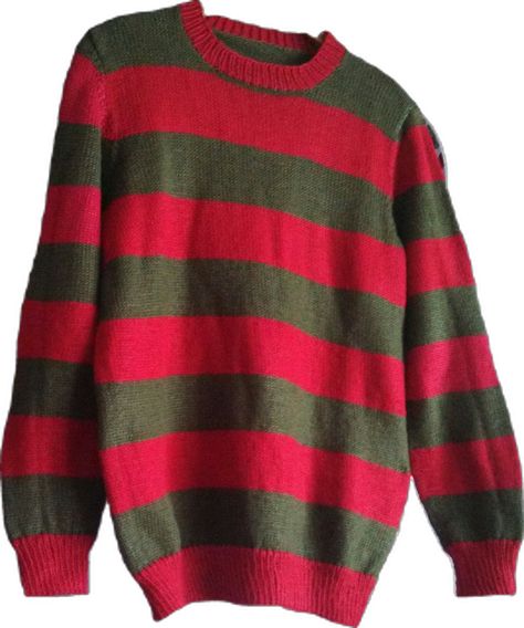 Freddy Krueger sweater is for my Granddaughter Holly though I can't imagine the attraction to him. It was difficult as I could not find a pattern so I had to make one up. Freddy Krueger Sweater, For My Granddaughter, Freddy Krueger, A Pattern, Pattern