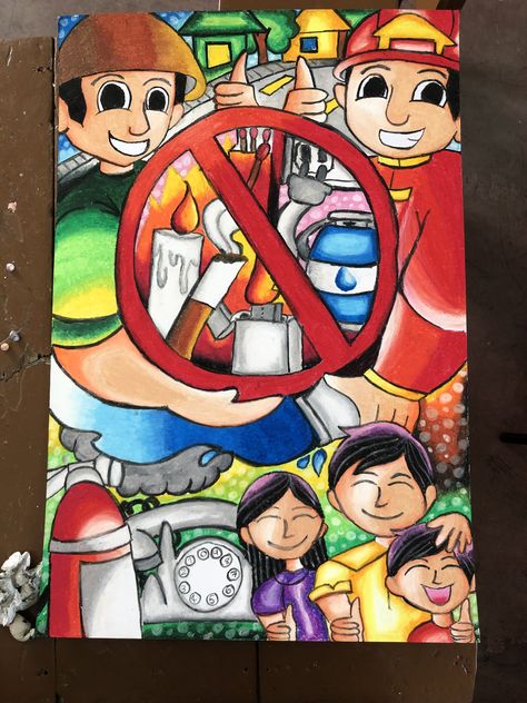 Poster With Meaning, Art Poster Design Drawings, Ideas For Poster Making, Handmade Poster Ideas, Drawing Competition Poster Ideas, Poster Oil Pastel, Fire Prevention Poster Ideas, Poster Making Ideas For Competition, Buwan Ng Wika Drawing