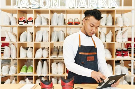 Jason Markk Heads to New York City for a Special Pop-Up Tokyo Neighborhoods, Sneaker Cleaning, Spa Bags, Spa Store, Jason Markk, Pop Up Event, Drop Off, Clean Shoes, Clothes Horse