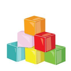 Sketchbook Ideas Inspiration, Color Cube, Soft Blocks, Illustration For Kids, Toys Cartoon, Cube Toy, Timeline Infographic, Cartoon Toys, Color Image