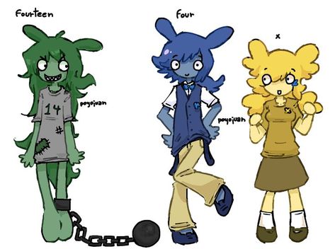 Two Bfdi Human, Bfdi As Humans, Bfdi Cosplay, Bfdi Gijinka, Bfdi Humanization, Bfdi Two, Bfdi Oc, Bfdi Four, Bfdi Humanized