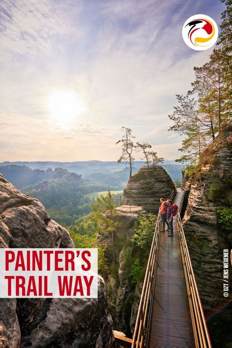 Hiking Germany, Saxon Switzerland, Famous Painters, Explore Nature, North Sea, Germany Travel, Black Forest, Amazing Nature, Hiking Trails