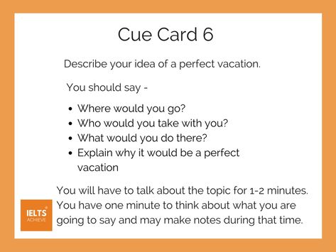 IELTS speaking part 2 cue card Ielts Speaking Cue Card, Ielts Cue Card, Speaking Questions, English Language Activities, Speaking Cards, Cue Card, English Knowledge, Educational Tips, Ielts Speaking