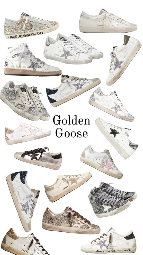 Dream!🤍⚡️ Golden Goose Sneakers Outfit, Street Style Outfits Casual, Shoes For School, Preppy Shoes, Goose Sneakers, Shoes Outfit Fashion, Shoe Wishlist, Cute Sneakers, Golden Goose Sneakers