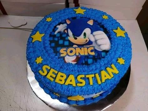 Pastel Sonic, Sonic Birthday Cake, Paw Patrol Birthday Decorations, Sonic Birthday, Birthday Cakes For Men, Paw Patrol Birthday, Cakes For Men, 8th Birthday, Baby Birthday