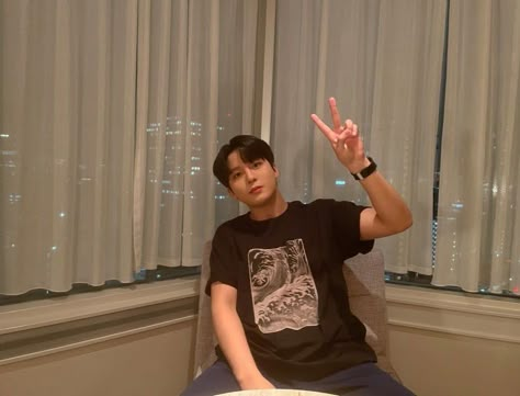 Black Waves, Ateez Official, Kpop Tshirt, Jongho Ateez, Waves Print, Ateez Jongho, Choi Jong-ho, Fashion Chingu, I 8