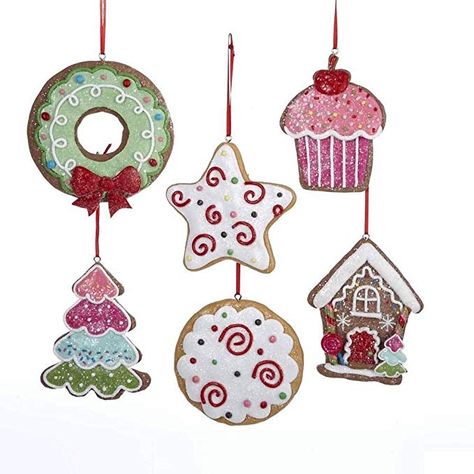 Cookie Christmas, Dough Ornaments, Ornament Cookies, Gingerbread Ornaments, Christmas Decorations Wreaths, Hanging Christmas Tree, Cookies Christmas, Christmas Central, Holiday Candy