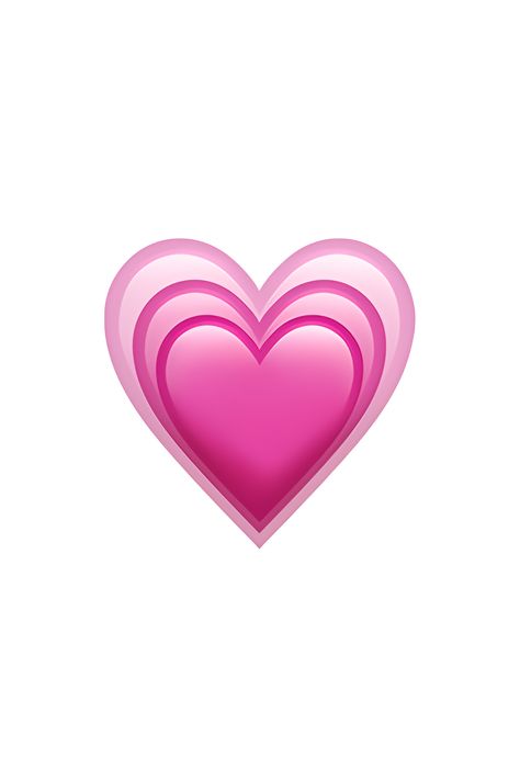 The 💗 Growing Heart emoji appears as a pink heart with two curved lines on either side, indicating that it is growing or expanding. The heart is filled with a gradient of pink shades, with the darker shade at the bottom and the lighter shade at the top. The overall effect is a cute and cheerful representation of a heart that is growing with love. Pink Love Emoji, Pink Heart Emoji Iphone, Emojis Iphone Coquette, Apple Heart Emoji, Pink Iphone Emoji, Emoji Heart Wallpaper, Love Iphone Emoji, Iphone Love Emoji, Heart Emoji Iphone Png