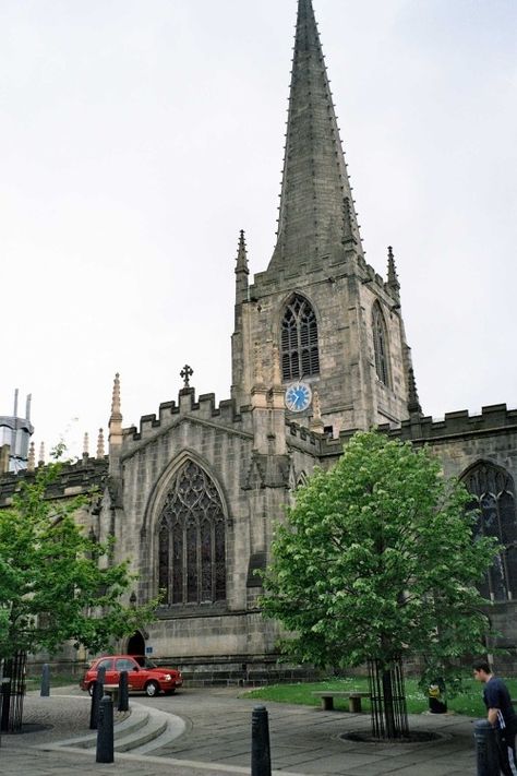 A picture of Sheffield Cathedral, Yorkshire, England Sheffield Cathedral, English Cathedrals, A Picture, Pictures Of England, Sheffield City, Sheffield Uk, Security Doors, The Forge, Sheffield England