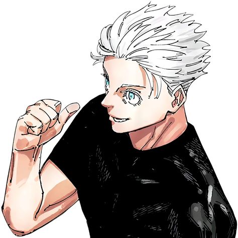 – gojo satoru from #jujutsukaisen ! Gojo 261, Manga Gojo Satoru Pfp, Gojo Pfp Gif, Gojo Fanart Icon, Teen Gojo Pfp, Gojo Side Profile, Gojo Figure Icon, Teen Gojo Manga, Gojo Anime Shibuya