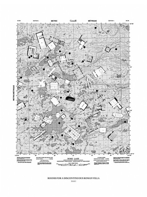 “Re-Constructivist Architecture” Exhibition Explores the Lost Art of Architectural Language,© MAIO Architecture Masterplan, Architectural Art, Conceptual Mapping Architecture, Map Composition Architecture, Cultural Mapping Architecture, Abstract Mapping Architecture, Map Representation Architecture, Architecture Mapping, Presentation Styles