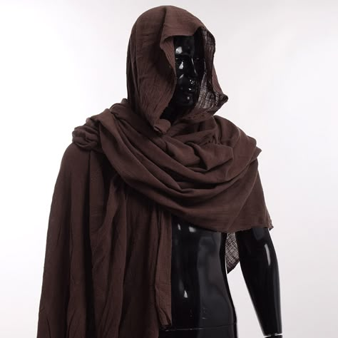 Medieval Hood, Hood Cloak, Wrap Cloak, Medieval Cloak, Pirate Cosplay, Basket Sport, Oc Stuff, Sketching Ideas, Apocalyptic Fashion