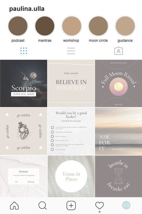 #Reiki_Instagram_Feed #Spiritual_Social_Media #Astrology_Aesthetic #Small_Business_Design Reiki Instagram Feed, New Business Announcement Social Media, Spiritual Social Media, Free Social Media Templates, Astrology Aesthetic, Small Business Design, Realtor Social Media, Sacred Circle, Witchy Aesthetic