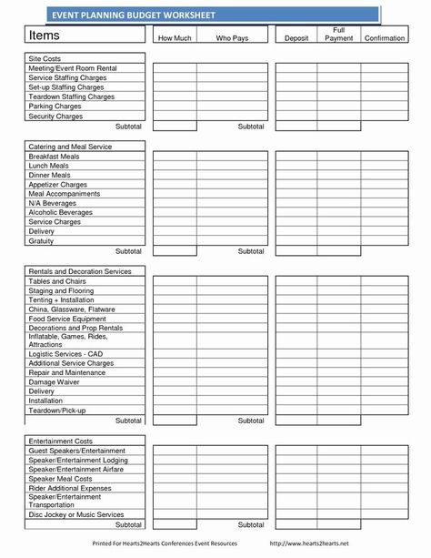 Event Planning Worksheet Template Unique Best 25 event Planning Template Ideas On Pinterest Event Planning Budget, Event Planning Checklist Templates, Event Planning Worksheet, Event Planning Organization, Budget Spreadsheet Template, Event Planning Printables, Planning Sheet, Event Budget, Budget Worksheet