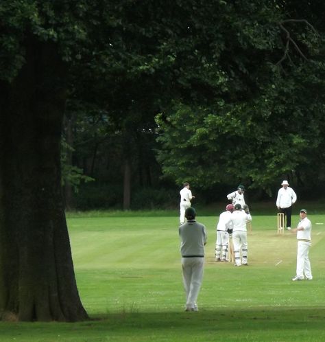 Cricket Match in Aston Hall Park.  Taken 22.6.2013.  Aston, Birmingham - cricket and afternoon tea....fabulously English! Cricket Aesthetic Vintage, Cricketer Aesthetic, Aesthetic Cricket, Cricket Motivation, Cricket Aesthetic, Summer Academia, Aston Birmingham, Aston Hall, Crickets Funny