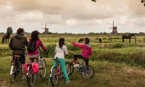 A cycling trip with the whole gang is pretty much the ideal family vacation. Pedal your way through these scenic family bike tours. Family Bike, Bucket List Family, Bicycle Travel, Tour Around The World, Cycling Trips, Family Tour, Culture Shock, Adventure Vacation, Amsterdam City