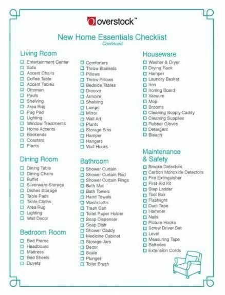 Bathroom Essentials Checklist, Home Essentials Checklist, Moving Into First Home, Furniture Checklist, Apartment Essentials List, New Home Essentials Checklist, Apartment Essentials Checklist, Checklist New Home, First Home Checklist