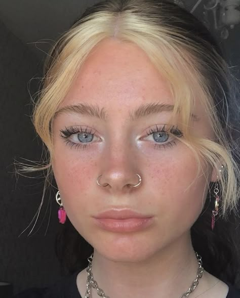 Nose Hoop Both Sides, Multiple Nose Rings, Double Nose Piercing Jewelry Ideas, Nose Ring Both Sides, Two Nose Rings On Both Sides, Both Sides Nose Piercing, Nose Ring On Both Sides, Triple Nose Piercing Different Sides, Nostril Piercing Both Sides