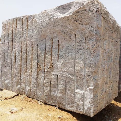 Top quality Meera white granite block stone product with a white background is available for sale in the sizes of (300-320) x (130-165) x (160-205) cm and weight (23-29) tons. #granite #whitegranite #blocks #naturalstone #quarry #southIndia #india Granite Blocks, White Granite, South India, Unique Patterns, Natural Stones, White Background, White, Stone, Wood