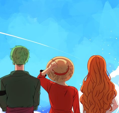 Nami Zoro, Luffy Zoro Nami, Zoro Luffy, Luffy Nami, Zoro Nami, Luffy Zoro, One Piece Nami, One Piece Ship, Nami One Piece