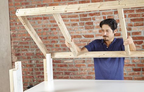 Layer beadboard and moldings onto a basic frame for a rock-solid surface that elevates the appliances—and the look of your space Washer Dryer Pedestal, Sam Way, Laundry Room Pedestal, Washer And Dryer Pedestal, Laundry Table, Laundry Room Countertop, Diy Storage Bench, Wood Splitter, Laundry Pedestal