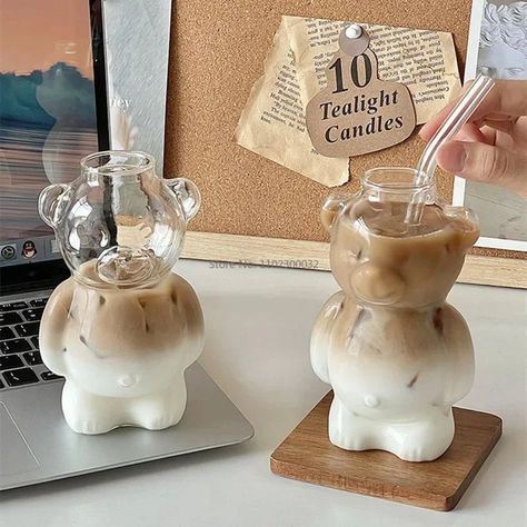 https://s.click.aliexpress.com/e/_EvjWJA3 Kawaii #Bear #Coffee #Thermal #thermos Drinks Water Tea Milk #Thermos #Mug #Stainless #Steel Cup With Straw Lid Portable Bottle #tea coffee #glassesstrap #espresso milk cup creative gift simple style #flowers #glasses #flowering #floweringglasses #cupsleeve #glassshop #gift #giftideasforwomen #coffee #bear Coffee Bear, Thermos Mug, Kawaii Bear, Coffee Glasses, Glasses Strap, Candle Store, Tea Milk, Cup Sleeve, Cute Coffee