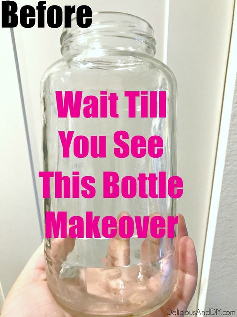 Diy Crafts Vases, Alcohol Bottle Crafts, Decoupage Jars, Glassware Crafts, Decoupage Tutorial, Decoupage Glue, Decoupage Glass, Glass Bottle Diy, Decoupage Diy