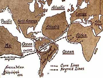 Ancient Maps of Lemuria & Atlantis Ancient Atlantis, Lost City Of Atlantis, Lost Lands, Ancient History Facts, Ancient Maps, Mystery Of History, Ancient Mysteries, Old Maps, Ancient Aliens