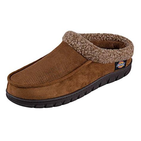 Amazon has the Dickies Men’s Slipper, Tan, Medium marked down from $24.99 to $12.50 and it ships for free with your Prime Membership or any $25 purchase. That is 50% off the retail price! COMFY MATERIALS: Dickies stands for well-made and sturdy, but these slippers will also keep you warm and cozy. The exterior… Dickies Style, Foam Slippers, Mens Clogs, Smart Gift, Clog Slippers, House Shoes, Mens Slippers, Men Shoes Size, Daily Deals