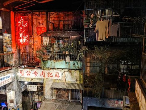 Goodbye To Japan’s Homage To Hong Kong’s Kowloon Walled City Roman Fountain, Kowloon Walled City, Fake Window, Architecture Inspiration, Walled City, Fantasy City, Building Facade, City Architecture, Ground Floor