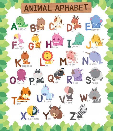 Alphabet Flash Cards Printable, Abc Chart, Animal Alphabet Letters, Animals Alphabet, Alphabet Animals, Happy Children's Day, Abc Alphabet, Alphabet Flashcards, Alphabet Book