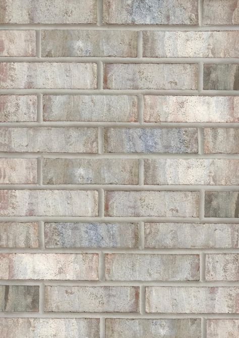 Smokey River | Triangle Brick Company Triangle Brick, Brick Images, Brick Companies, Brick Exterior, Brick Exterior House, Brick Colors, Fireplace Remodel, Fireplace Makeover, Painted Brick