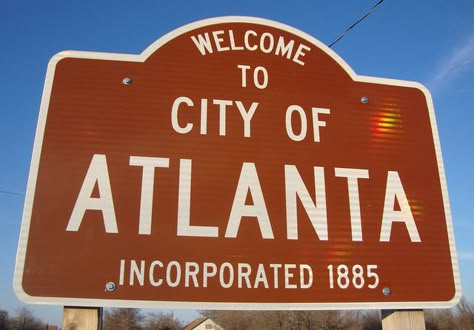 atlanta, sign | Welcome to City of Atlanta Sign (Atlanta, Kansas) | Flickr - Photo ... Welcome To Atlanta Sign, Atlanta Strip Clubs, Atlanta Landmarks, Directors Notebook, Style Scape, Abundant Lifestyle, Atlanta Aesthetic, Welcome To Sign, Hbcu Life