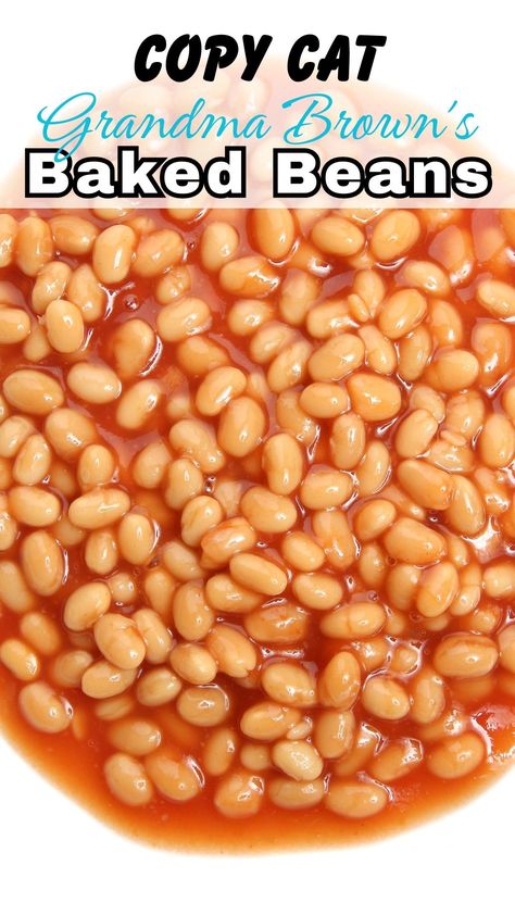 Grandma Brown's Baked Beans Copy Cat Recipe 1 Grandma Brown's Baked Beans Copy Cat Recipe Bush Beans Recipes, Grandma Browns Baked Beans Recipe, Pork And Beans Recipe, Baked Bean Recipe, Homemade Baked Beans Recipe, Baked Beans From Scratch, Copy Cat Recipe, Veggie Side Dish Recipes, Homemade Baked Beans