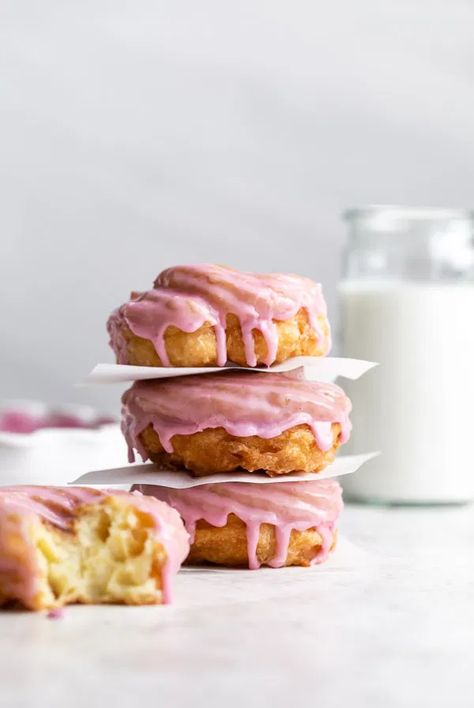 French Crullers, French Heritage, Doughnut Recipes, Orange Glaze, Browned Butter, Homemade Donuts, Doughnut Recipe, Baking Project, Baked Donuts