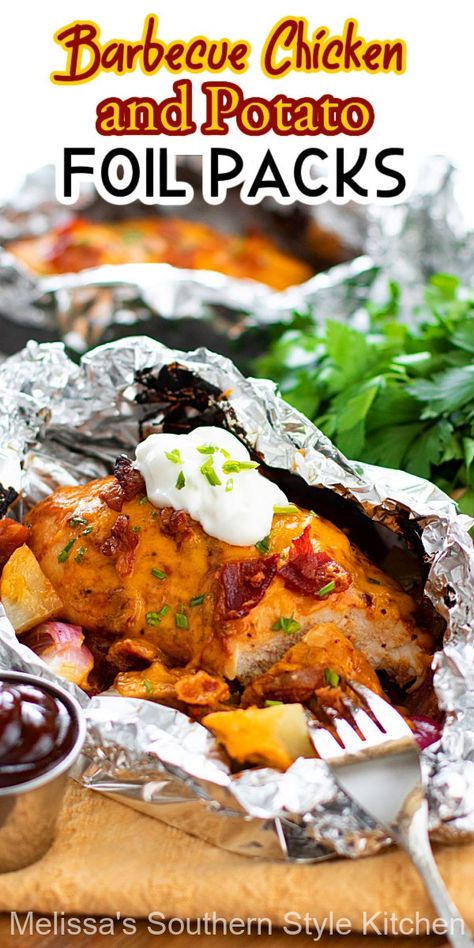 Hobo Meals In Oven Foil Dinners Chicken, Chicken Potatoes Foil Packet, Oven Foil Pack Dinners Chicken, Bbq Chicken Foil Packet, Chicken Boil Foil Packets, Baked Chicken In Foil In Oven, Foil Pack Chicken Recipes, Hobo Chicken Foil Packs, Chicken And Potatoes Foil Packet